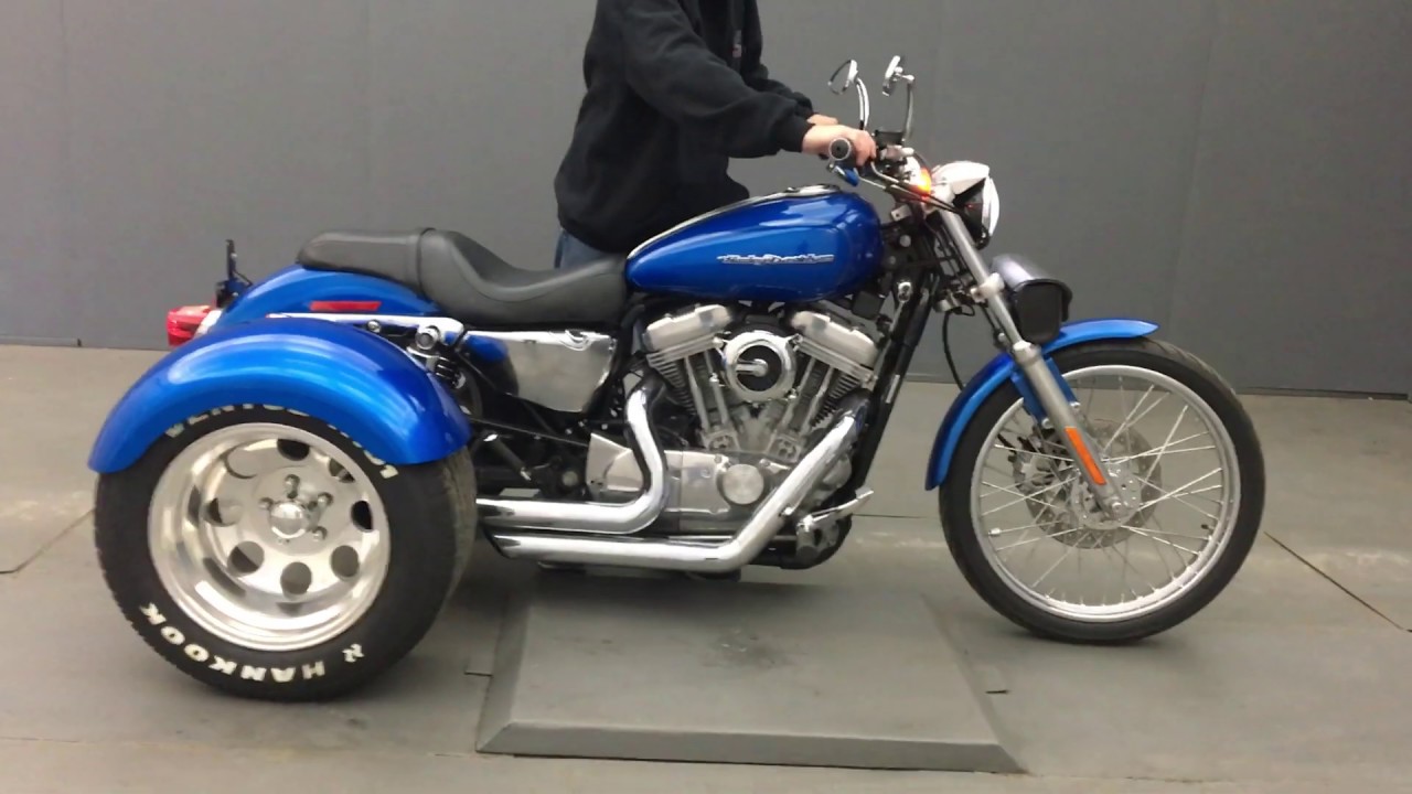 M1144A 2007 #HarleyDavidson #Sportster #1200Low #Trike #XL1200L with #FrankensteinTrike kit