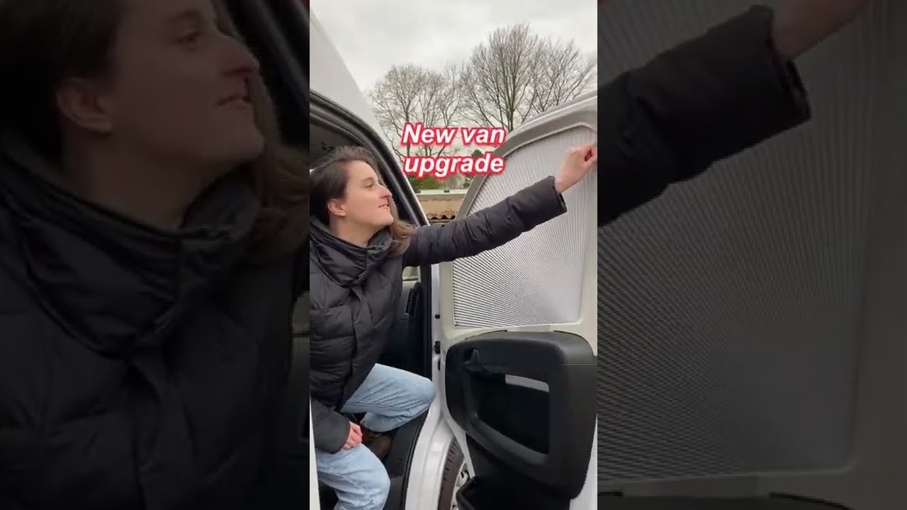 Van upgrade: side window darkening blinds (Fiat E-Ducato)