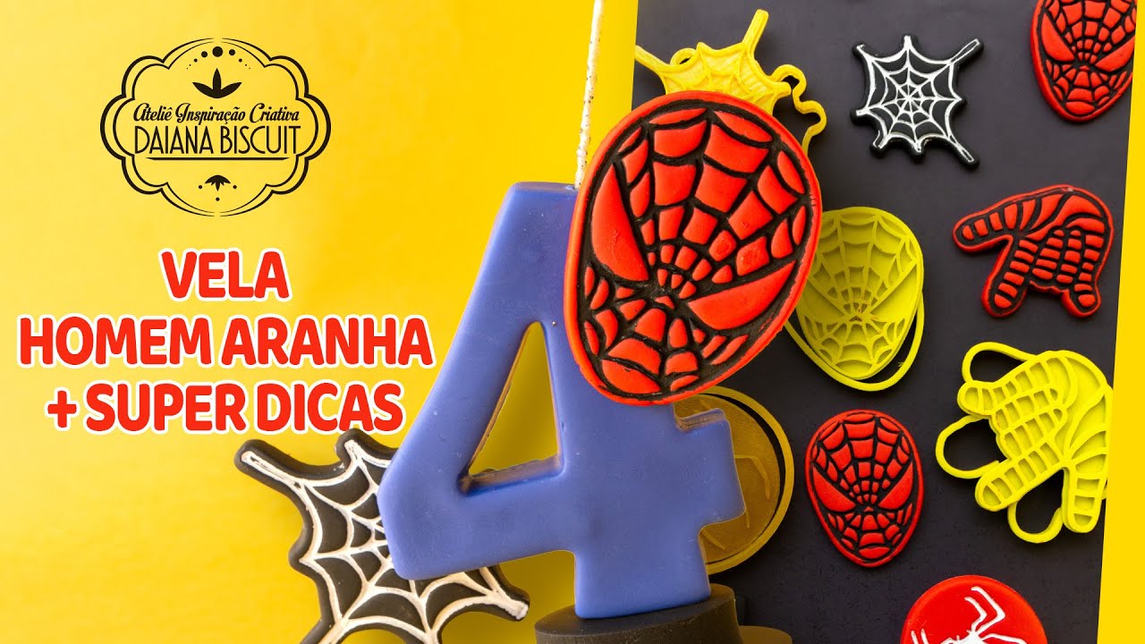 Vela  - cortador Homem Aranha