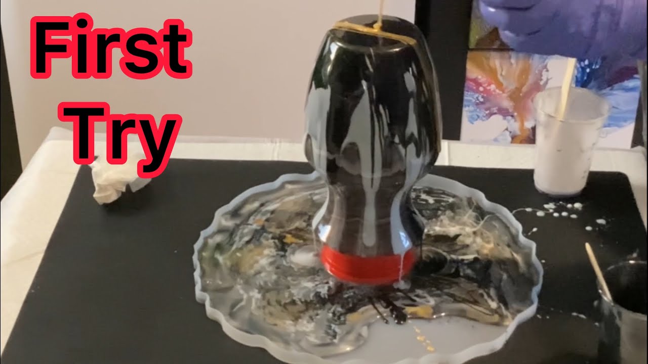 Unbelievable First Try: Crafting a Resin Vase and Bowl!