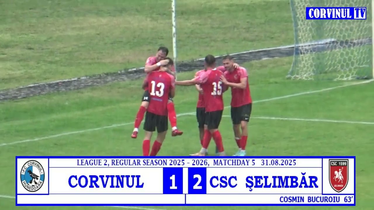 CORVINUL - C.S.C. ȘELIMBĂR (3:2) 31.08.2025