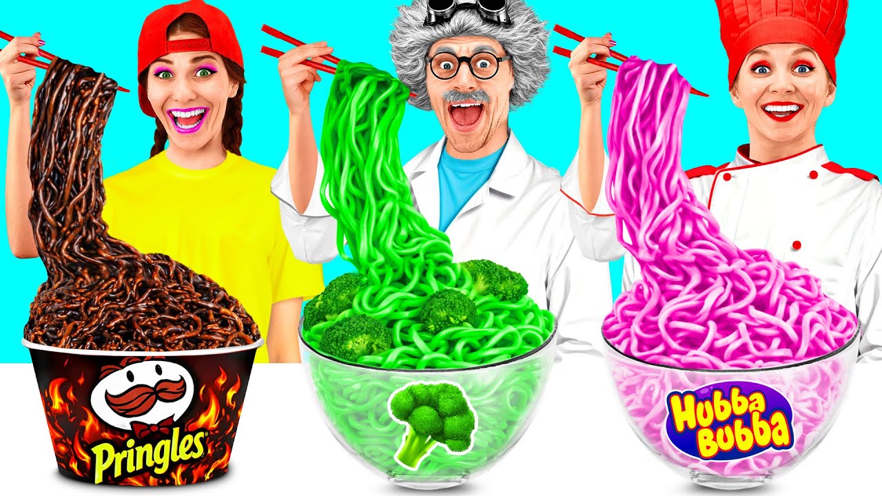 Me vs Grandpa Cooking Challenge | Tasty Kitchen Hacks