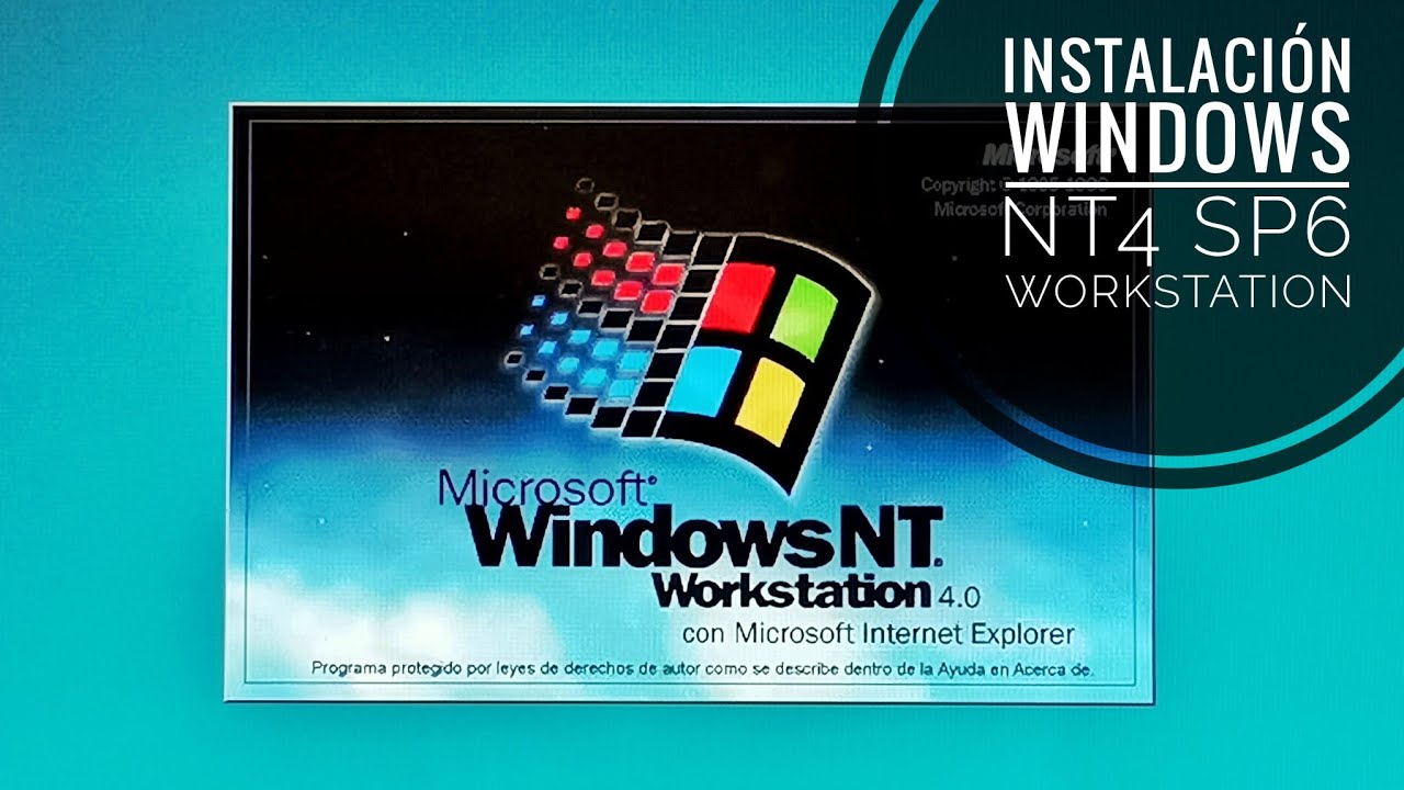 Instalación de Windows NT4 SP6 en un retro PC, paso a paso, con drivers y conexión a internet