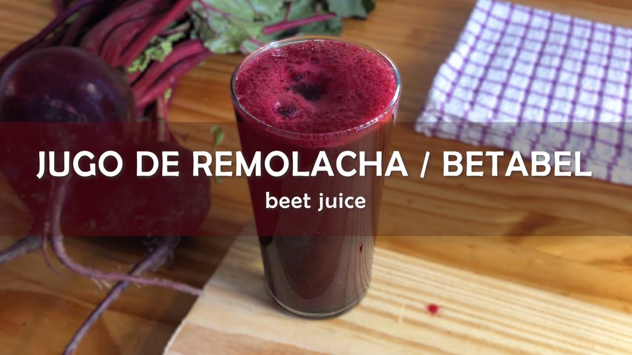 Jugo de REMOLACHA: Receta F&Aacute;CIL