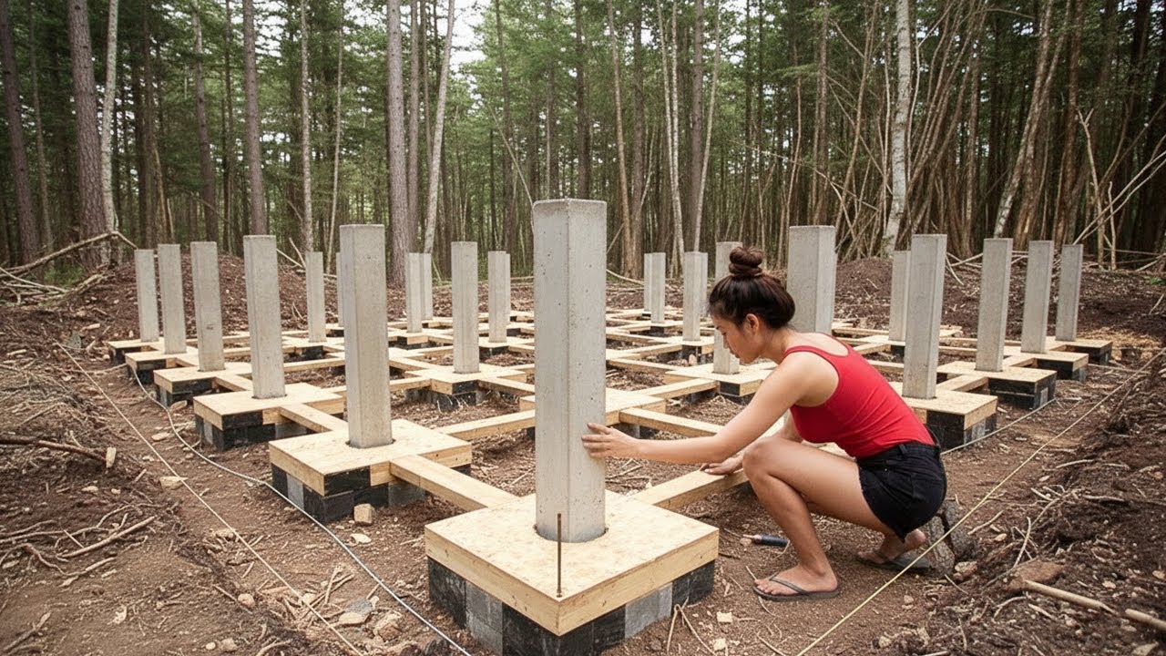 No One Believed She Could Build a Wooden House Alone — Watch What Happened