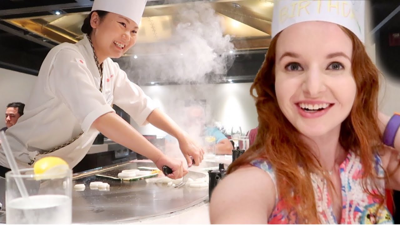 Birthday Dinner at Teppan Edo! Epcot Vlog - Walt Disney World Vacation