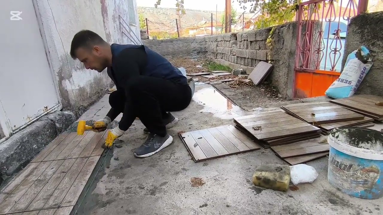 Köy Evi Tadilatı 6. Bölüm Balkon yapımı 3.