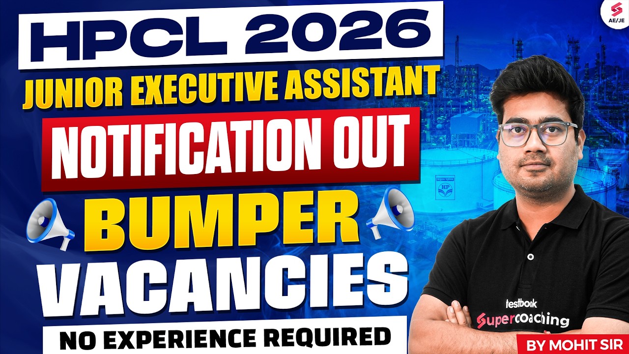 HPCL Recruitment 2026 | HPCL Recruitment 2026 Form Fill Up, Syllabus, Exam Date | Mohit Sir