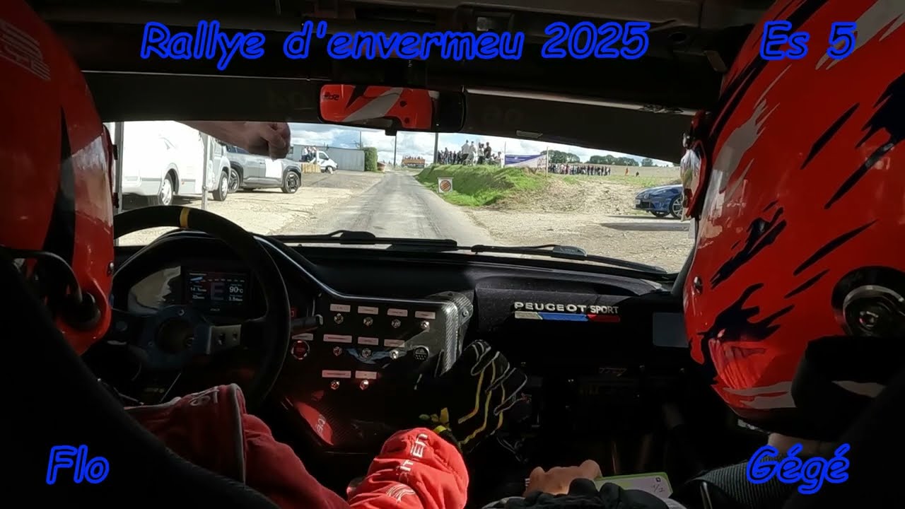Rallye d'envermeu 2025 Es 5 Dos Santos/Houzard 106 s16 A6