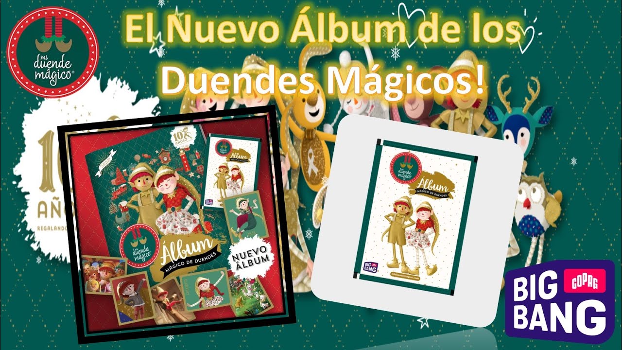 El Nuevo Album de los Duendes M&aacute;gicos 2022! Editorial Bigbang Copag