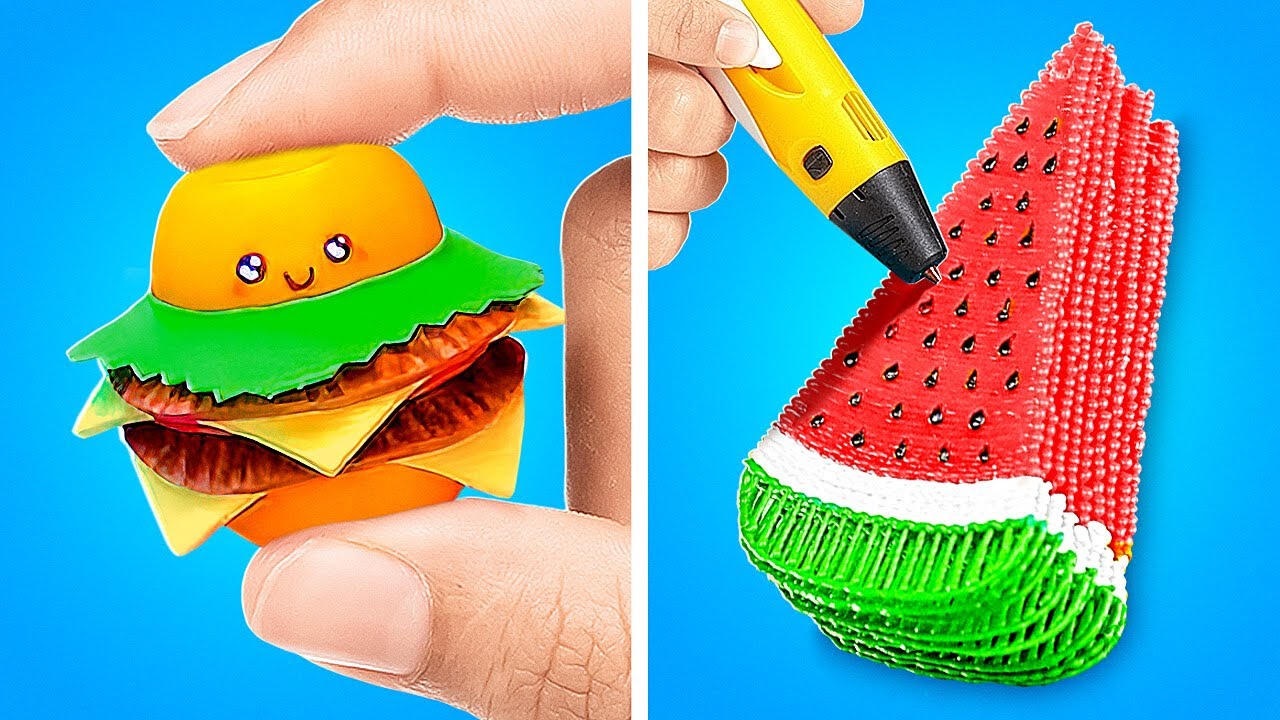 Idee sorprendenti per chi ama l'artigianato! Penna 3D, argilla polimerica e resina