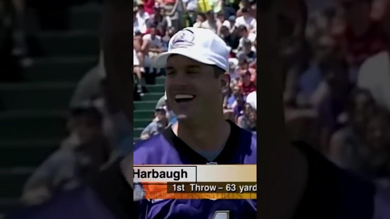 TB to Jim Harbaugh and the 1998 QB Challenge #probowl