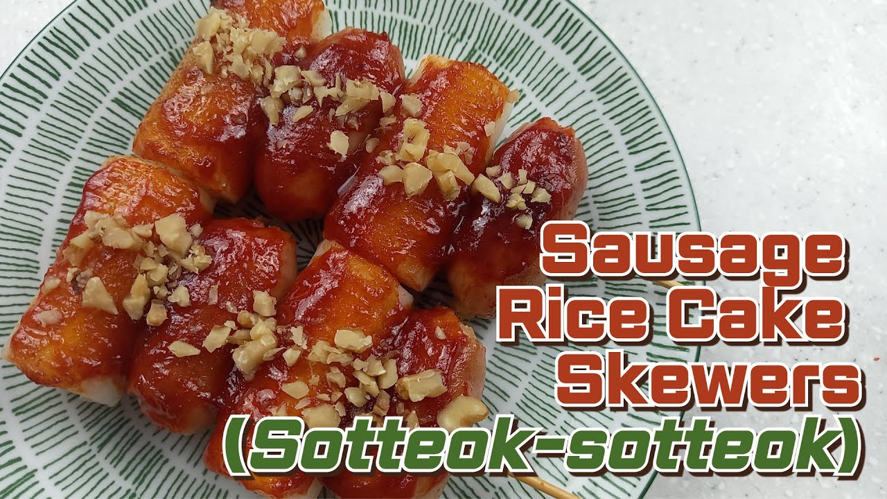 Sausage Rice Cake Skewers(Sotteok Sotteok)