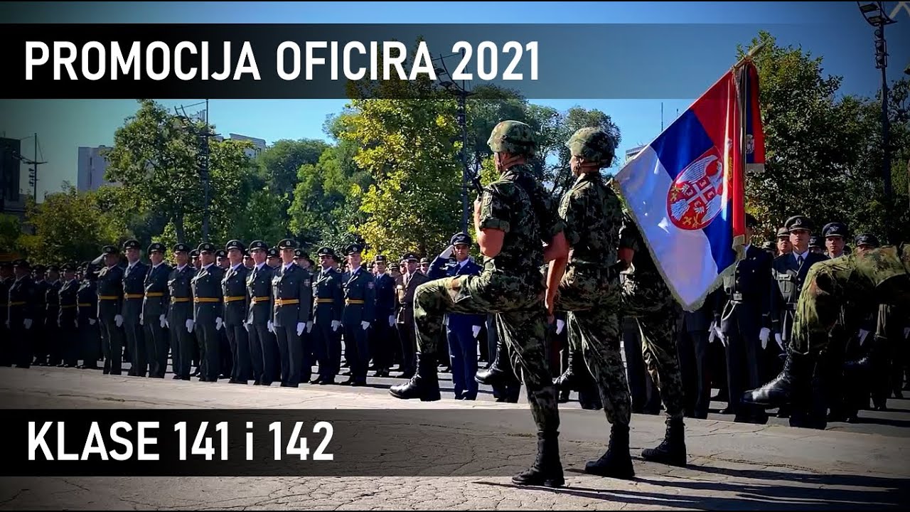 Promocija Novih Oficira 11.09.2021 - klase 141 i 142 | Vojska Srbije
