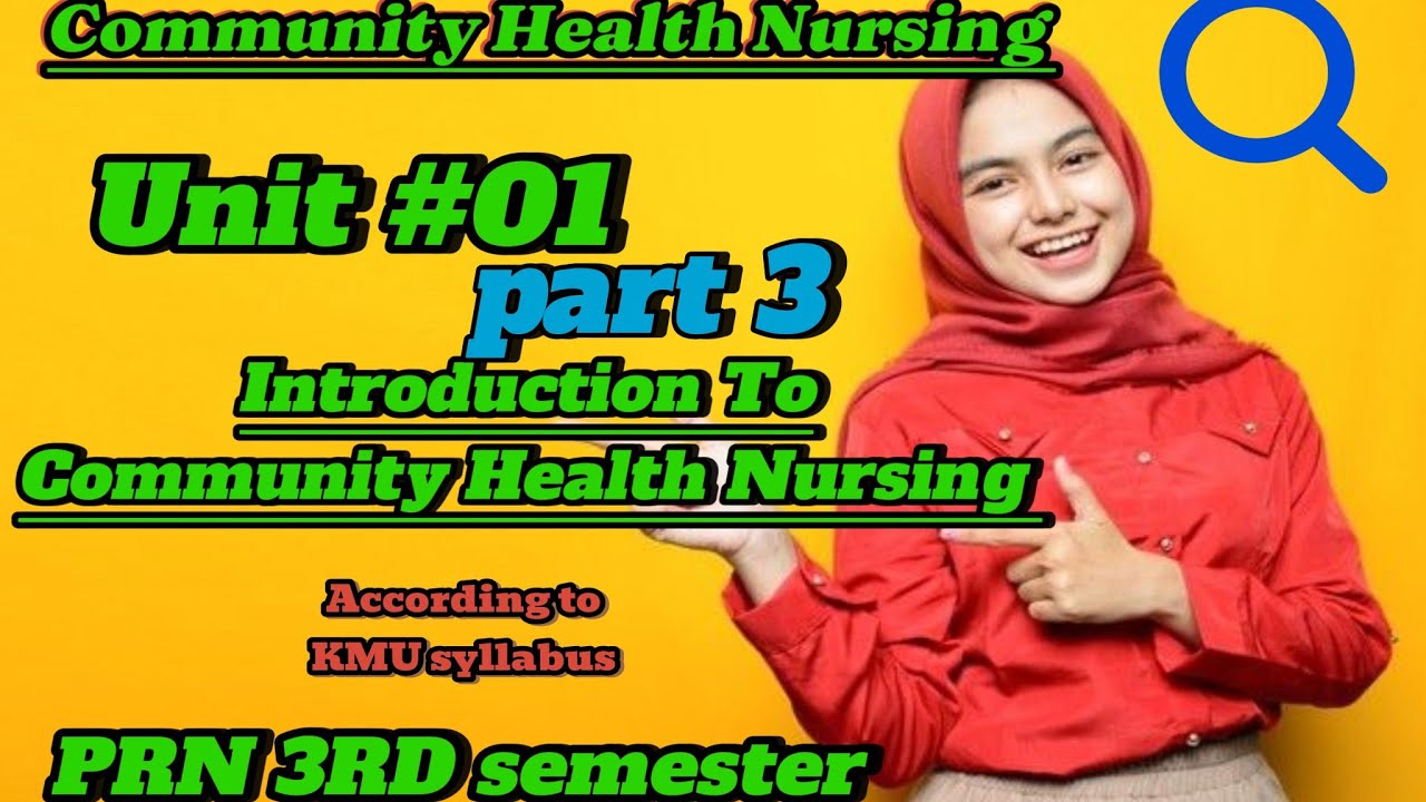 Introduction To Community Health Nursing|  part 3 |UNIT 1|@Nursingwithfarah