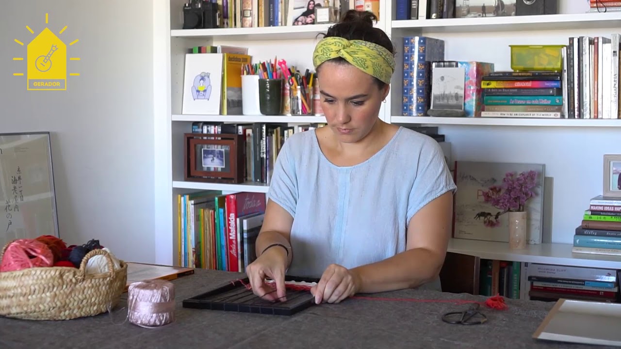 Workshops em casa | Tapeçaria em moldura com Andreia Marques