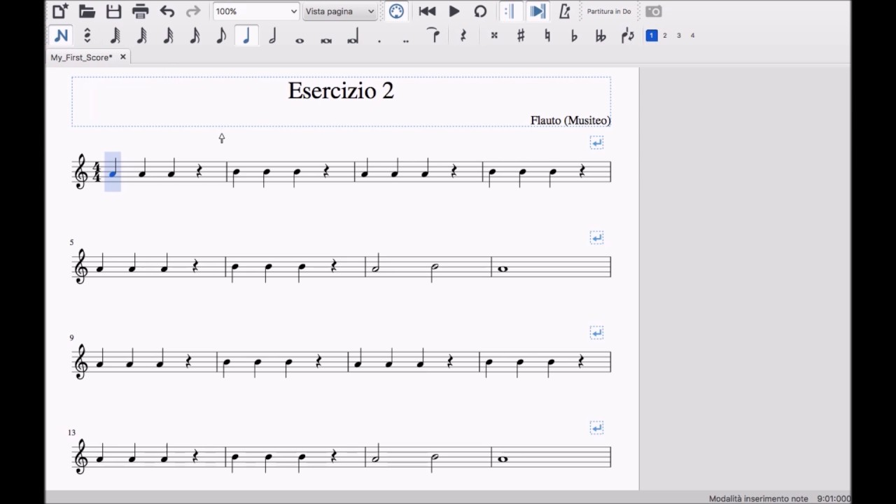 Lezioni di flauto dolce   Lezione 2   How to play recorder   Lesson 2