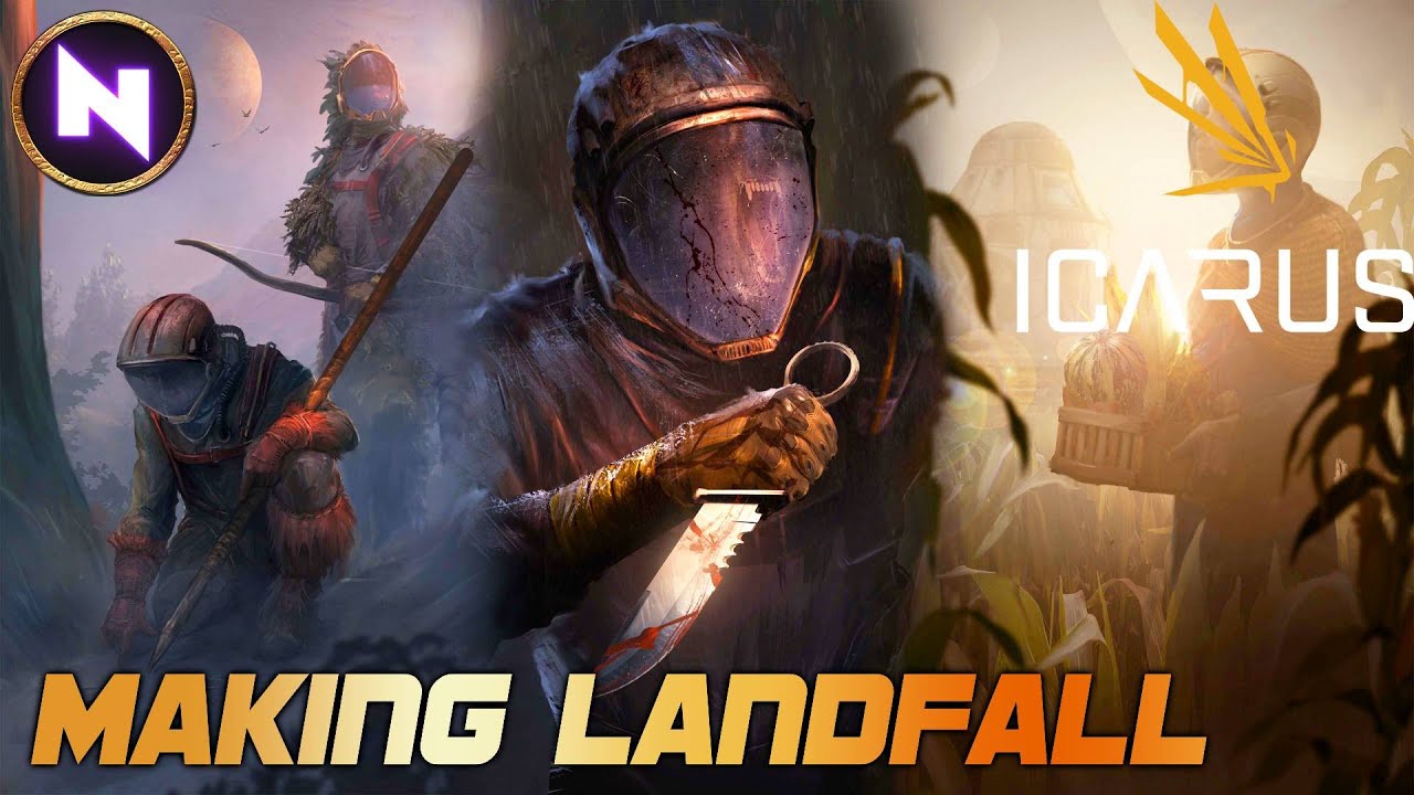 Making Landfall; Success and Failure Level 1-10 | 01 | ICARUS Open World | Lets Play