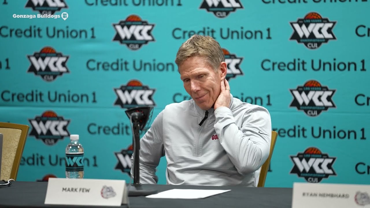 What Gonzaga head Coach Mark Few said after WCC Championship win