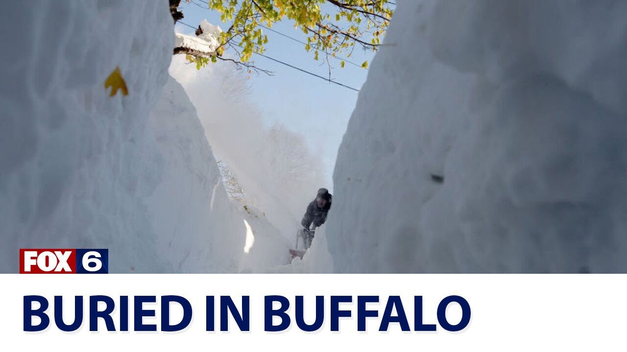 Buried in Buffalo: 77 inches, over 6 feet of snow, falls in Orchard Park, NY | FOX6 News Milwaukee