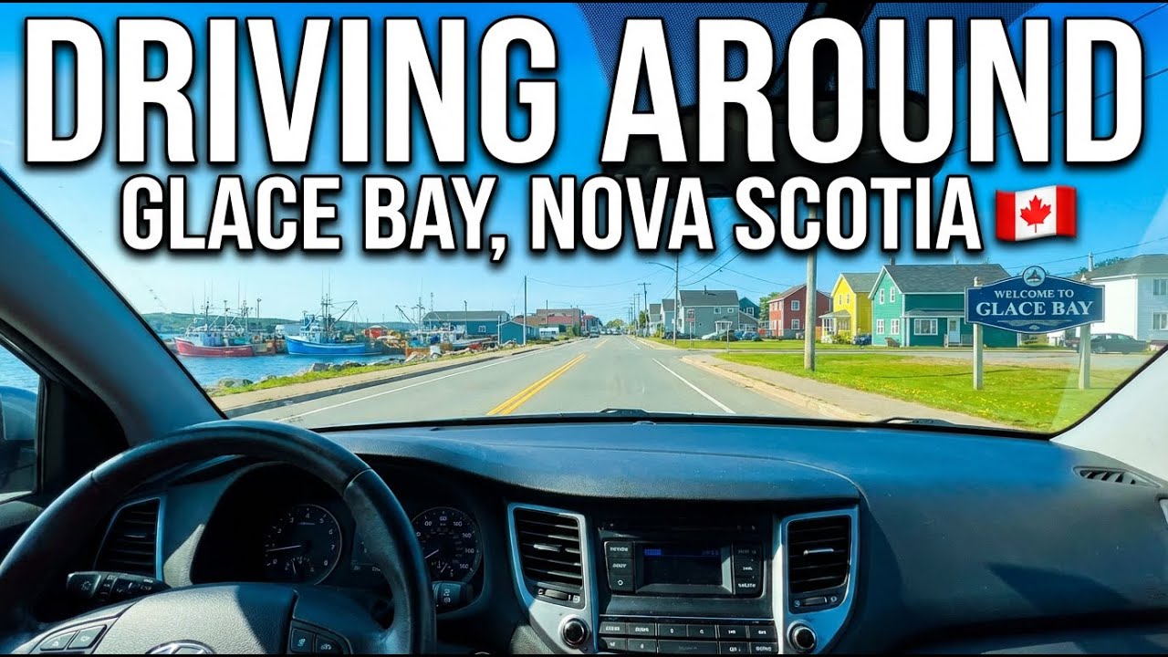 Driving Around Glace Bay, Nova Scotia - Canada