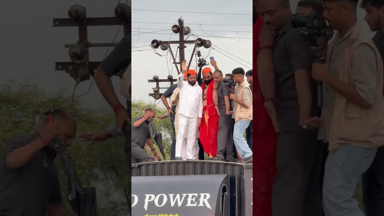 Eknath Shinde Kawad Yatra Entry /Santosh Bangar Hingoli #kawad #harharmahadev