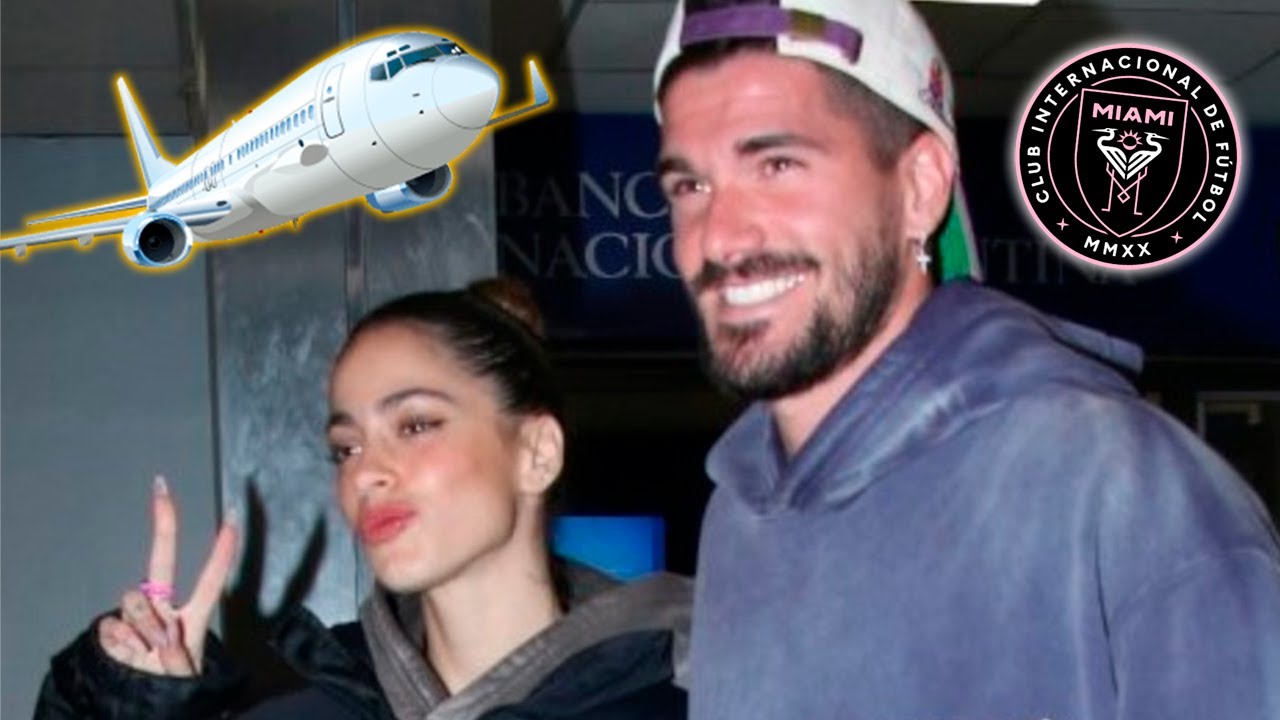 ASÍ SE FUERON TINI Y DE PAUL JUNTOS A MIAMI, PARA CANTAR CON COLDPLAY Y FIRMAR CON EL INTER