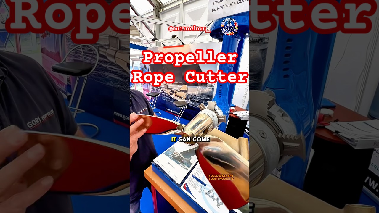 Really helpful propeller Rope Cutter for your sailboat, yacht!! HydroAxe cutter!