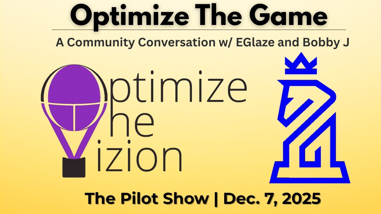Optimize The Game | Pilot Episode: Community Leadership & Youth Impact Ep 1 12/7/2026