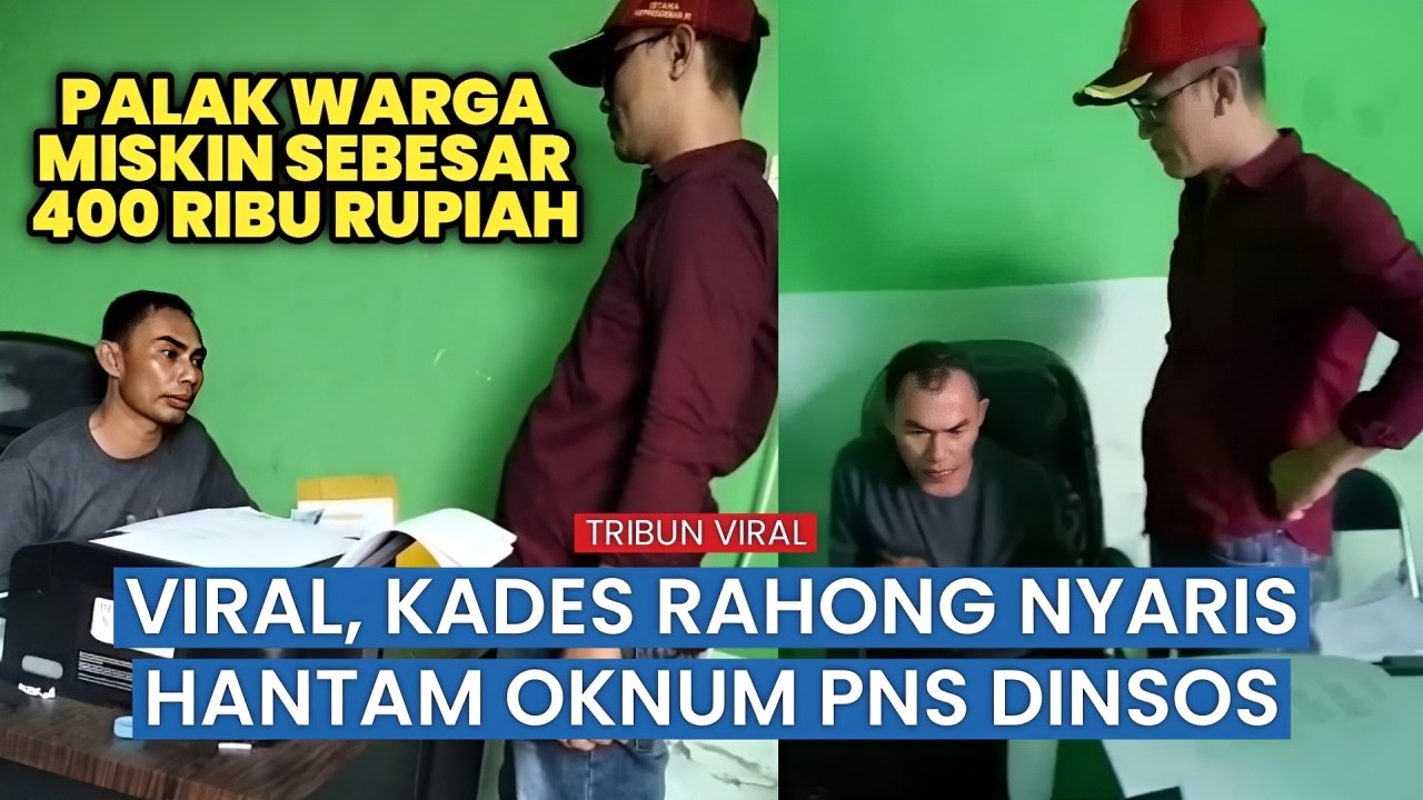Kades Rahong Semprot Oknum PNS Dinsos Diduga Minta Rp400 Ribu untuk Urus SKTM