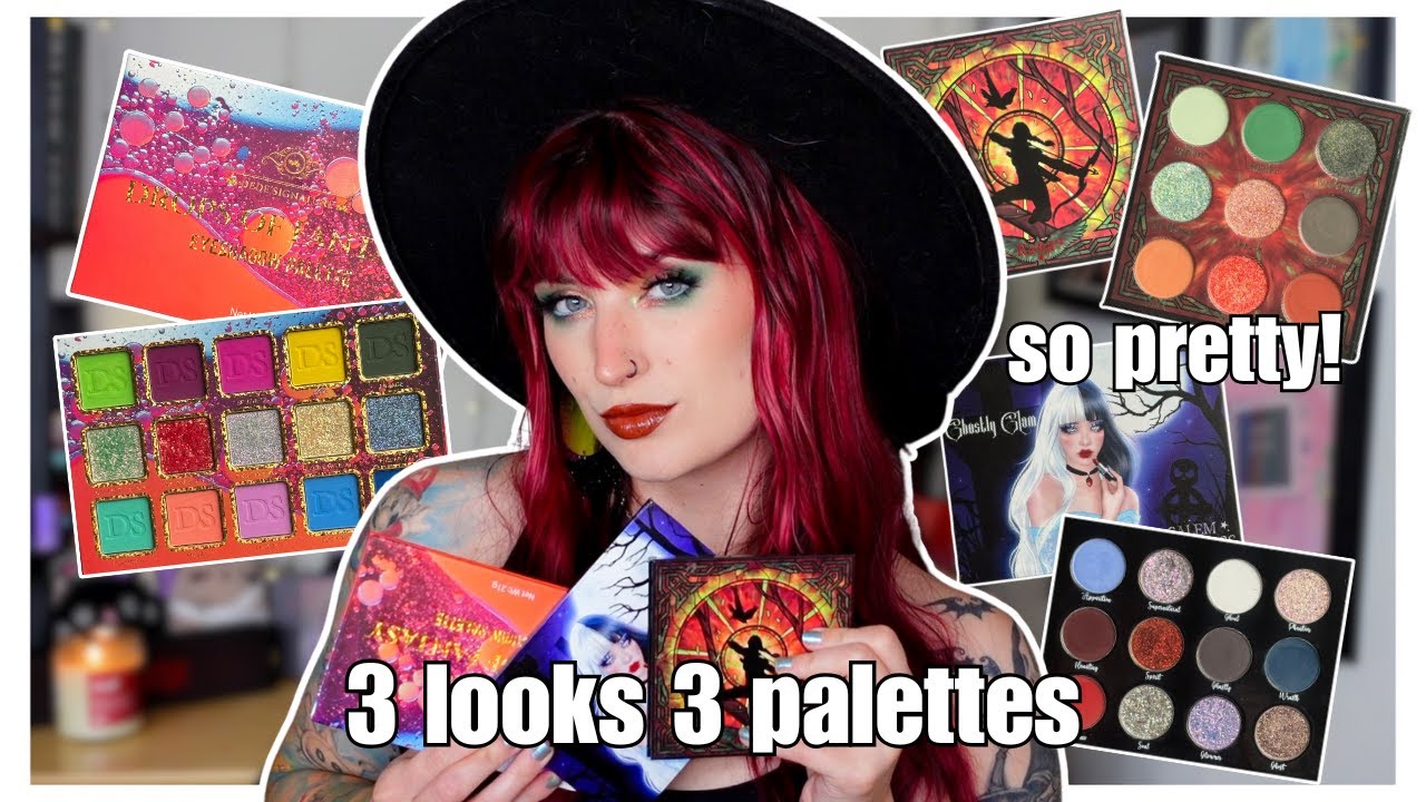 3 looks 3 palettes!! | ranger, drops of fantasy, ghostly glam