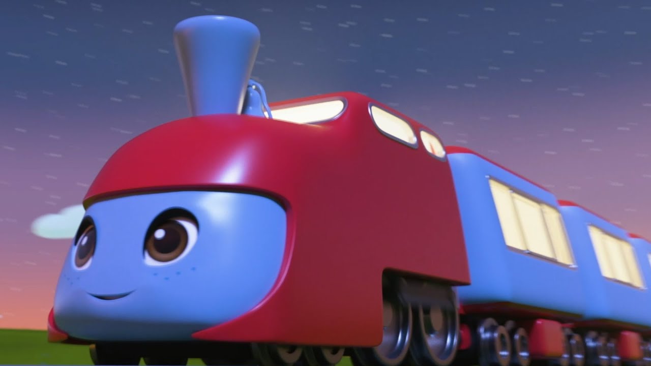 Wheels On The Train - Lullaby | Boo Boo Kids Nursery Rhymes | Songs for Toddlers