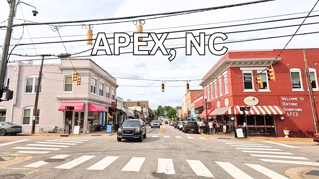 Discover Apex, NC – Scenic Downtown Drive