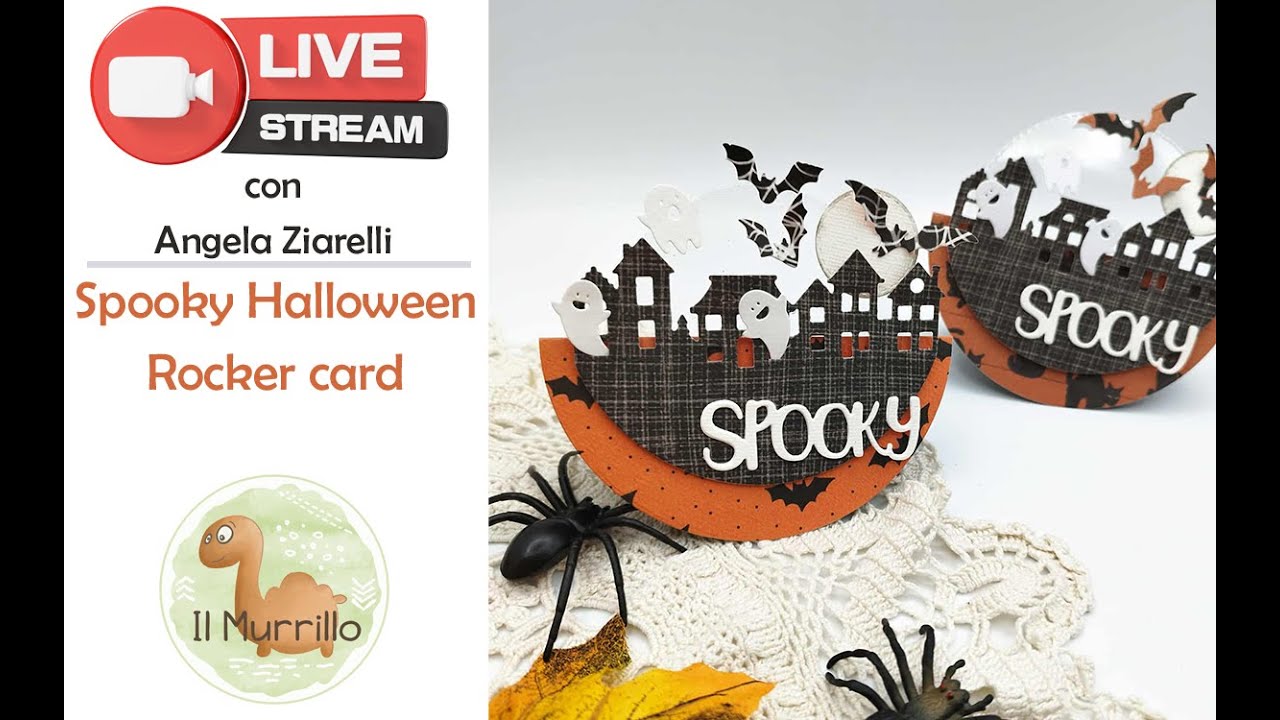 Tutorial: Spooky Halloween Rocker Card con Angela Ziarelli 14.10.2025