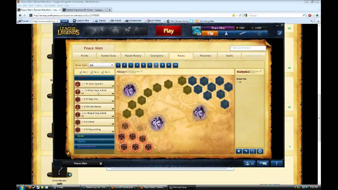 Alistar Runes and Masteries