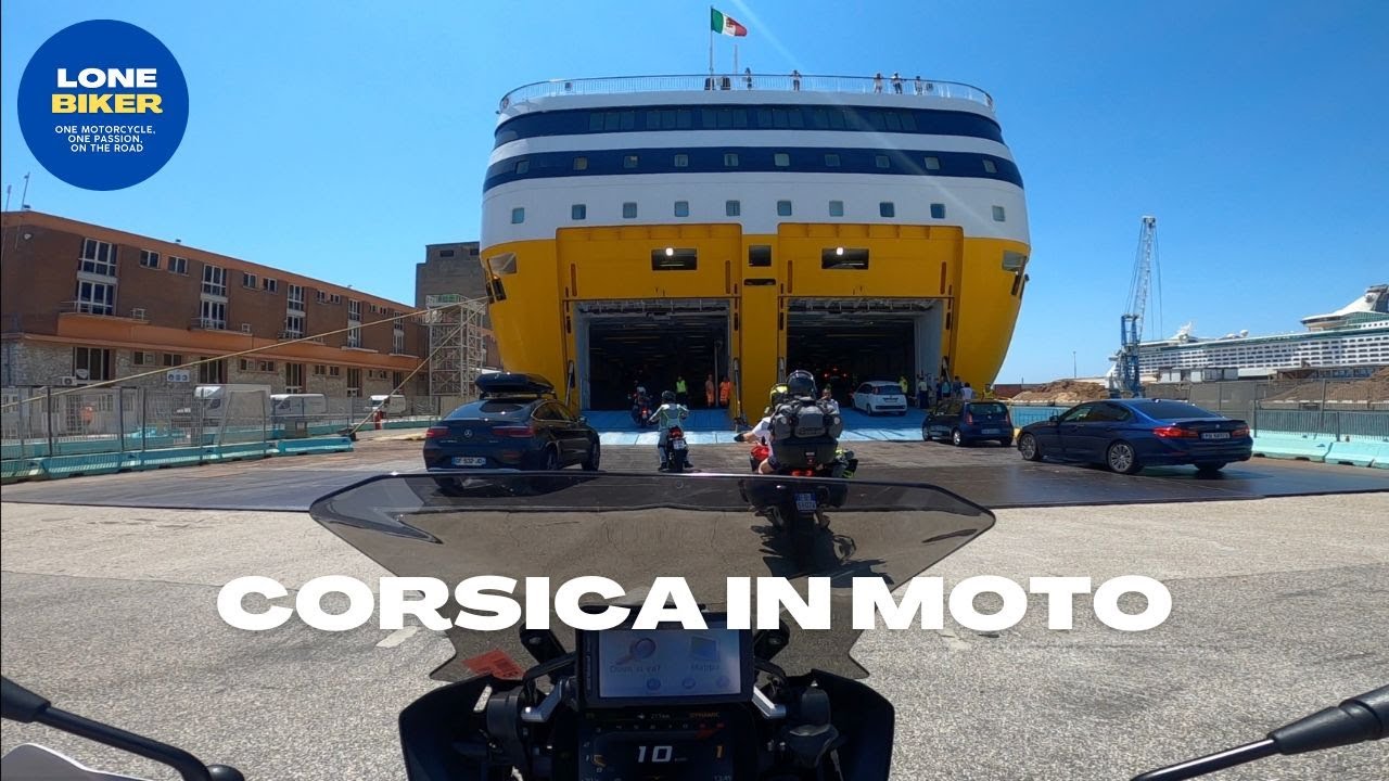 Corsica in moto - Traghetto Livorno-Bastia - BMW R 1250 GS - #gopro