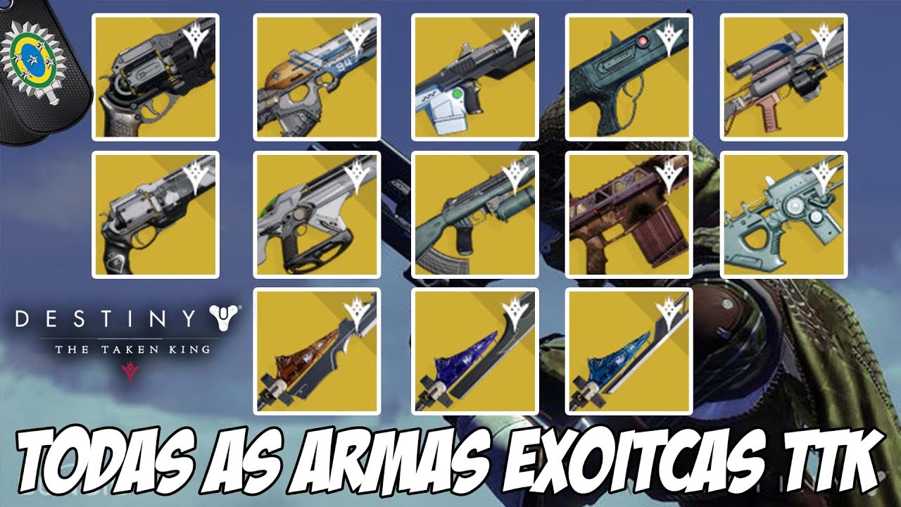 Destiny TTK - Todas as Armas Exóticas TTK!