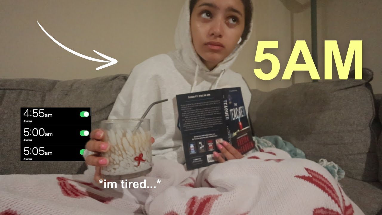 waking up at 5 am to READ every day for a week...