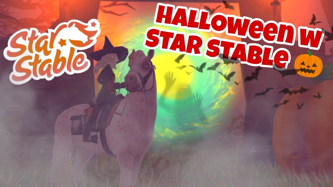 🎃☠️ HALLOWEEN W STAR STABLE !! || zwiedzamy wioskę i wydajemy SC 😫🎃