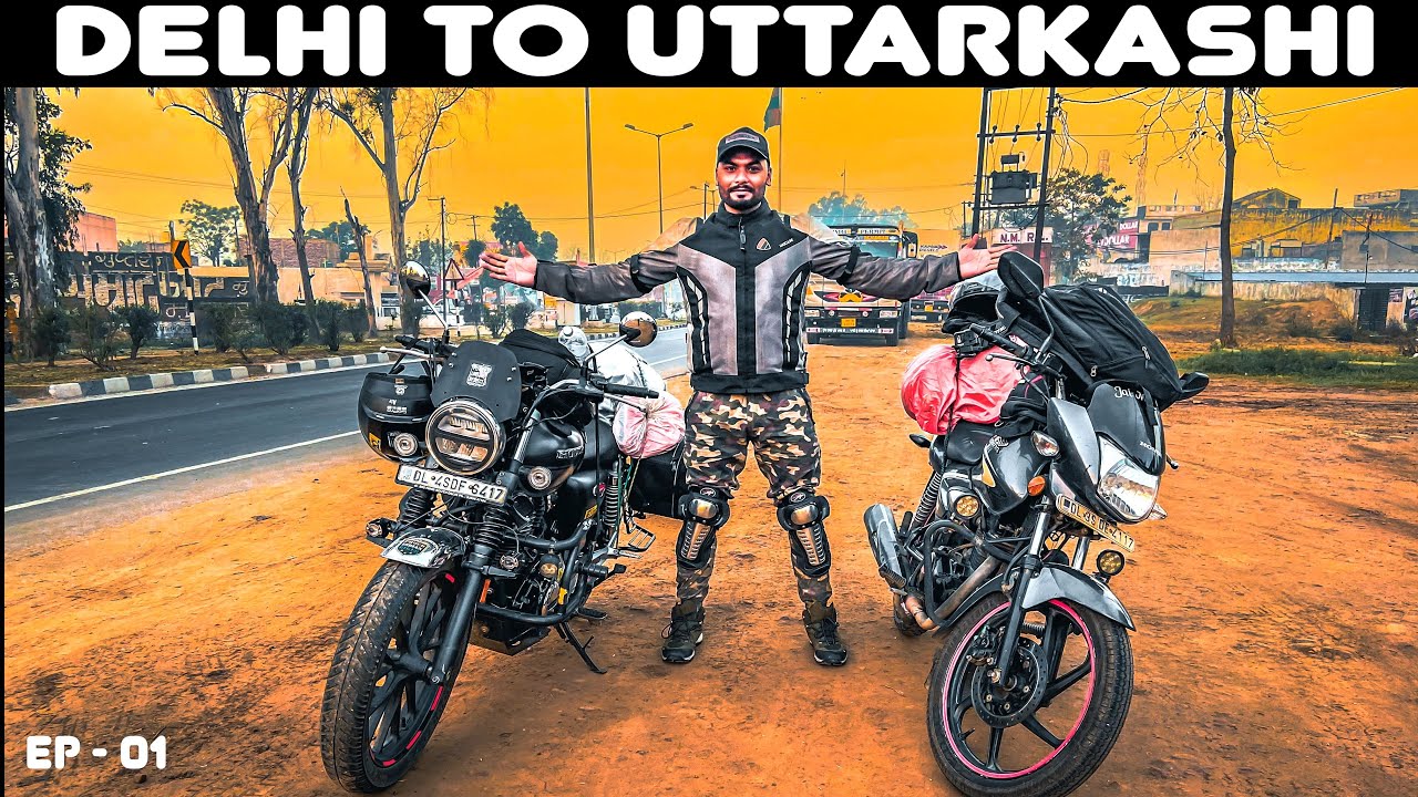 Delhi to Uttarkashi Bike Ride | Harshil Valley & Gangotri Dham | Uttarakhand Bike Ride | Honda Shine