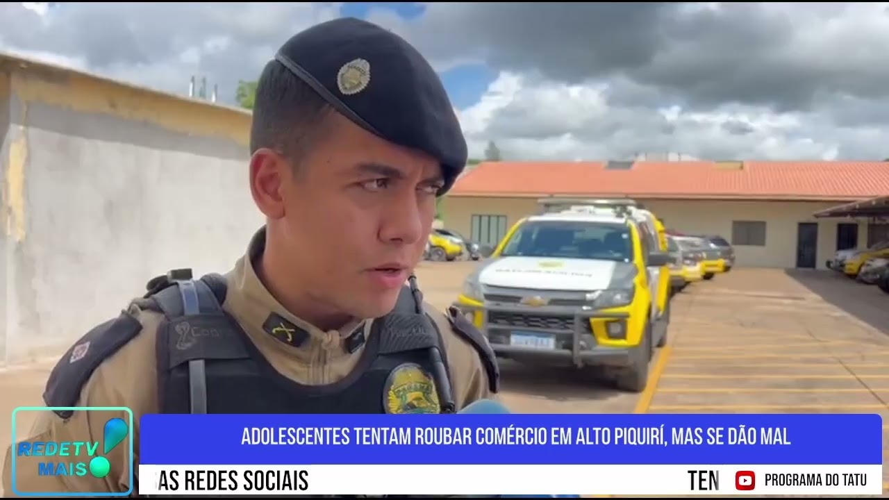Adolescentes tentam roubar comércio em Alto Piquirí, mas se dão mal