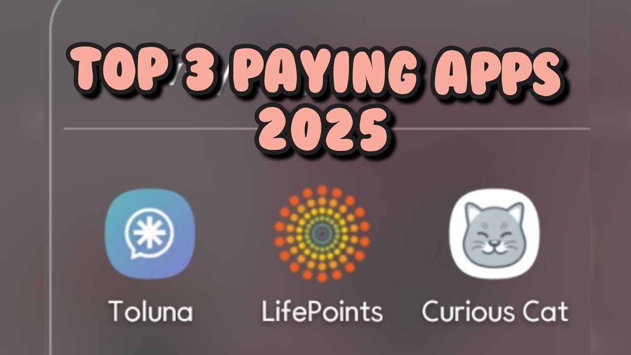 Top 3 paying survey apps I'm still using 2025 | Toluna, Lifepoints and Curious Cat