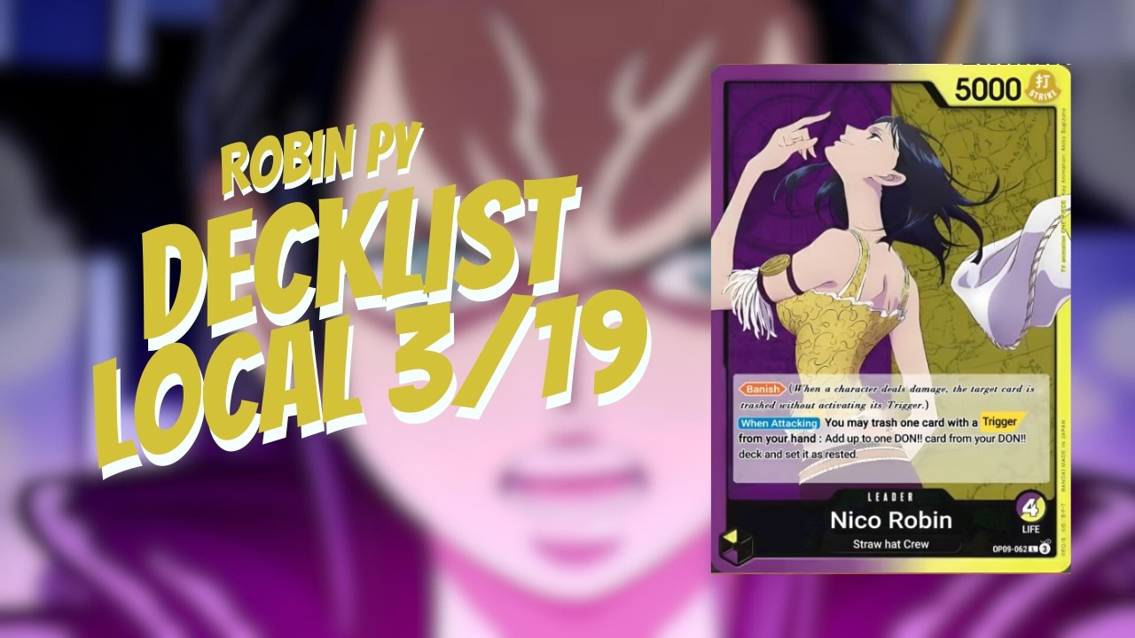 Mi PRIMER TOP en un LOCAL - ROBIN PY Decklist OP14