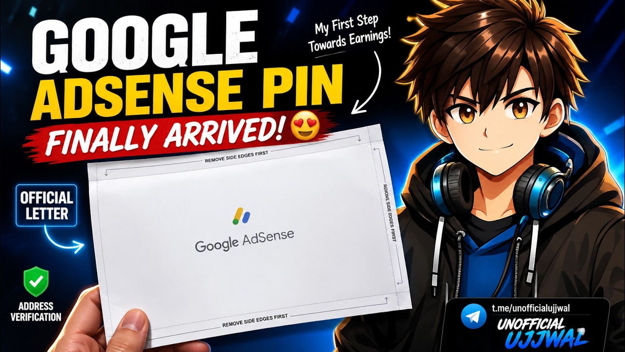 Google AdSense PIN Letter Finally Arrived! 😍 | YouTube Monetization Journey | Address Verification