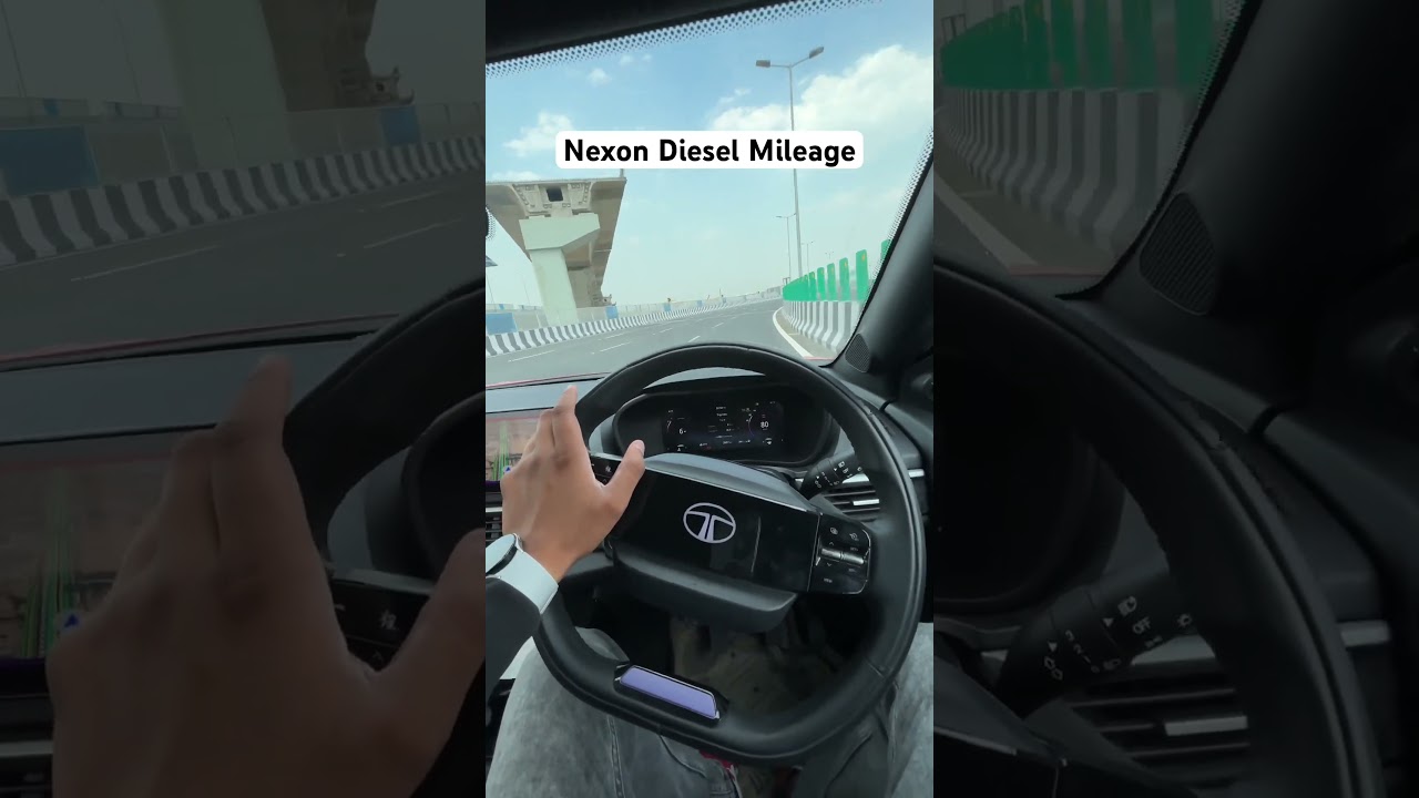 Tata Nexon Diesel Manual Mileage Test !!