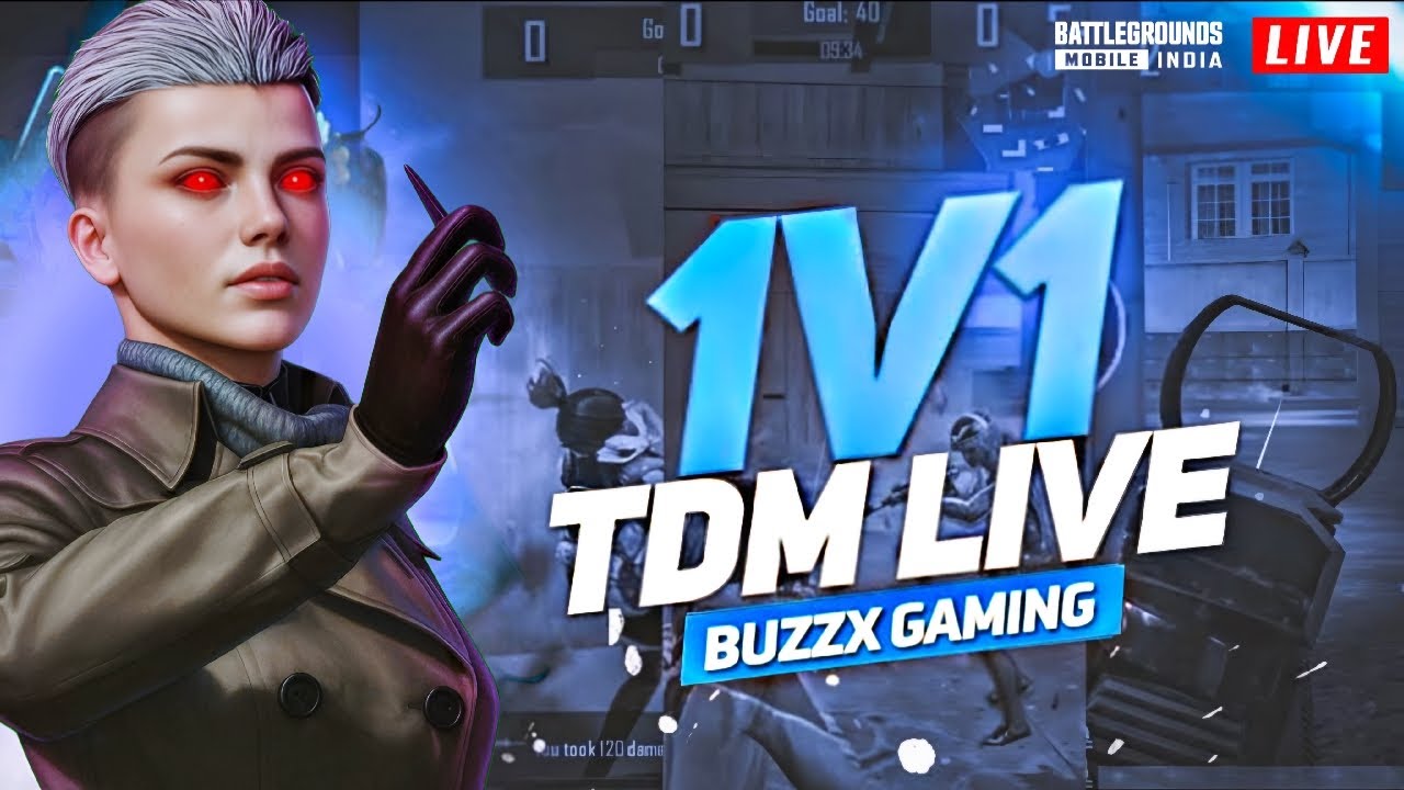 1v1 TDM BGMI LiVE CUSTOM ROOM LIVE | #bgmi #bgmilive #gaming