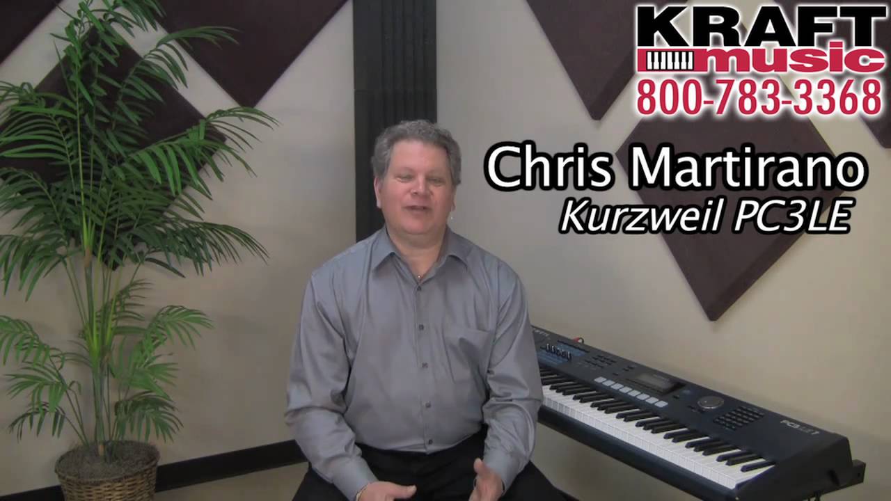 Kraft Music - Kurzweil PC3LE Keyboard Demo with Chris Martirano