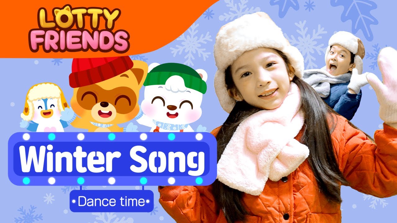 Winter Song 🧣⛄| DANCE WITH LOTTY FRIENDS⭐| Kids' Exercise | Fun Nursery Rhymes & Dance Along