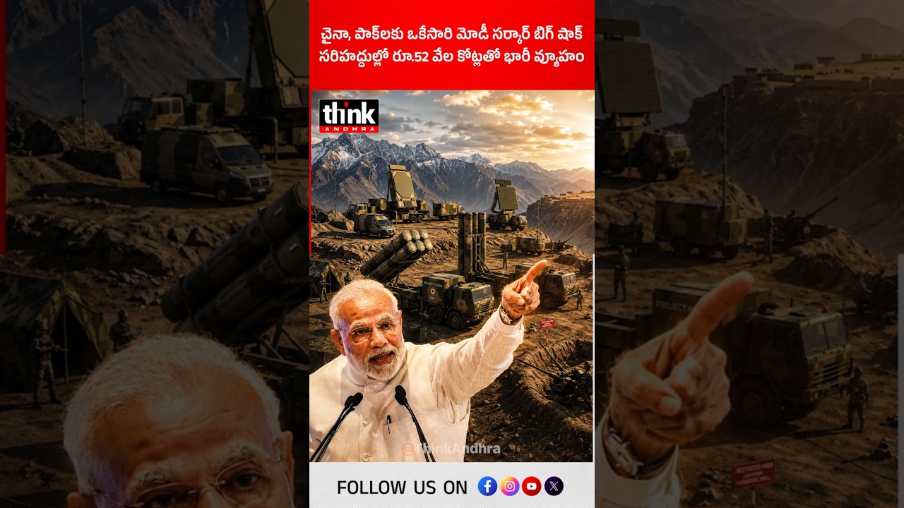 చైనా, పాక్&zwnj;లకు ఒకేసారి మోడీ సర్కార్ బిగ్ షాక్ | సరిహద్దుల్లో రూ.52 వేల కోట్లతో భారీ వ్యూహం! #pmmodi