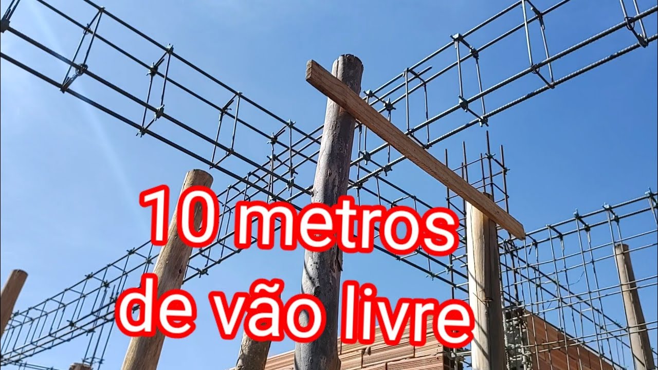 Viga de 10 metros Vão Livre !